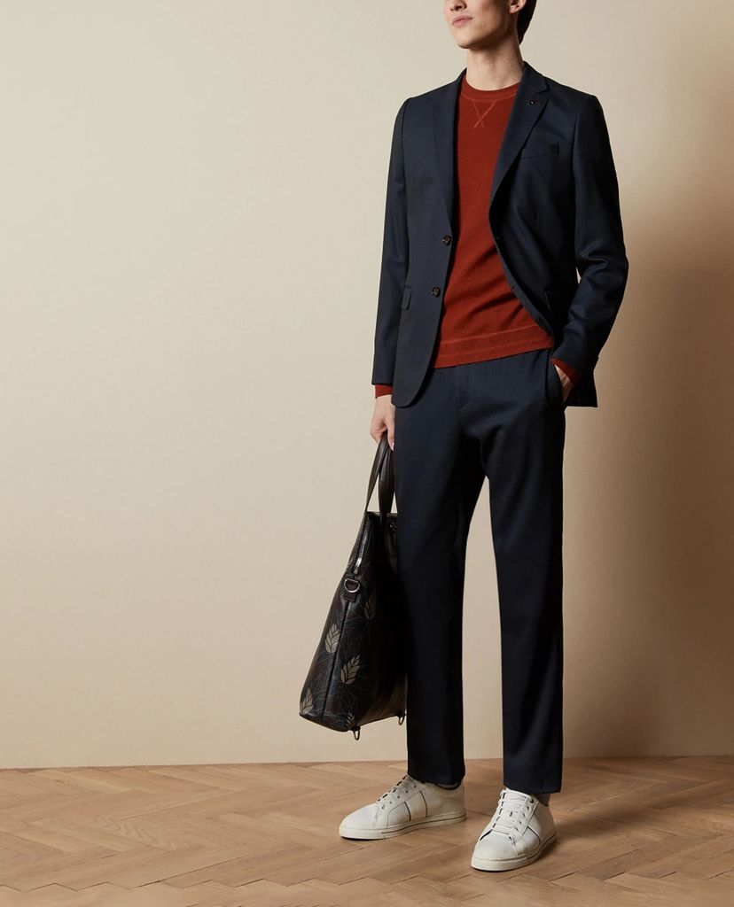 TED BAKER - Quần tây nam ống suông Beeztro