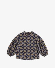 TED BAKER - Áo kiểu nữ cổ tròn tay phồng Lipsah