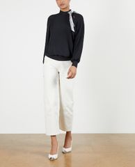 TED BAKER - Áo kiểu nữ cổ tròn tay dài Pastora