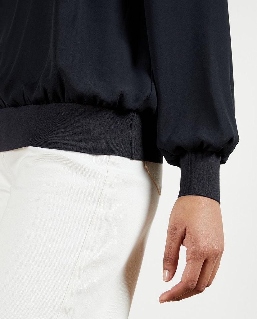 TED BAKER - Áo kiểu nữ cổ tròn tay dài Pastora