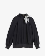 TED BAKER - Áo kiểu nữ cổ tròn tay dài Pastora