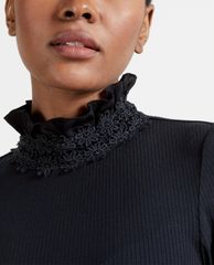 TED BAKER - Áo kiểu nữ tay dài cổ cao Wilaart