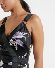 TED BAKER - Đầm midi phom ôm hai dây Camarie Decadence