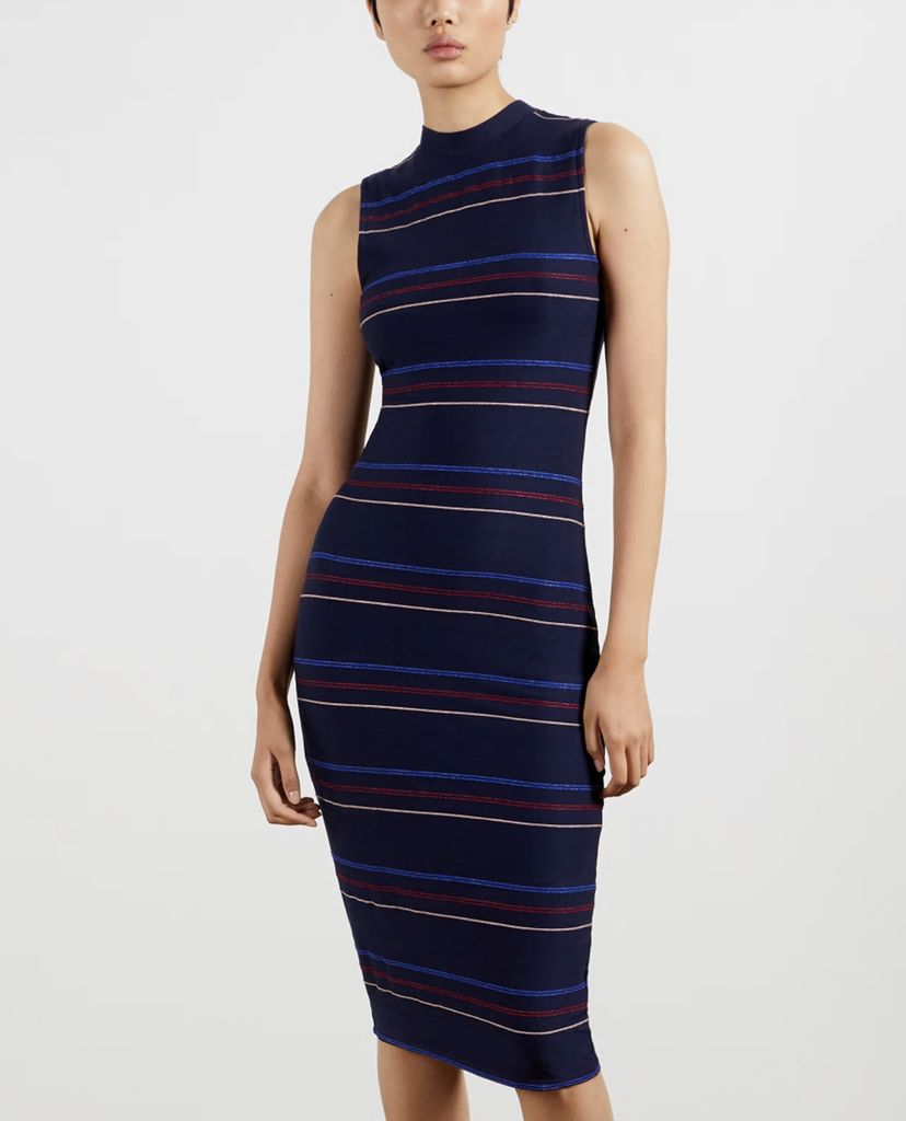 TED BAKER - Đầm midi phom ôm sát nách Erlo
