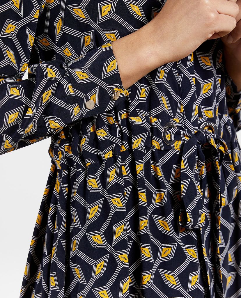 TED BAKER - Đầm midi sơ mi đuôi cá Kwalaa