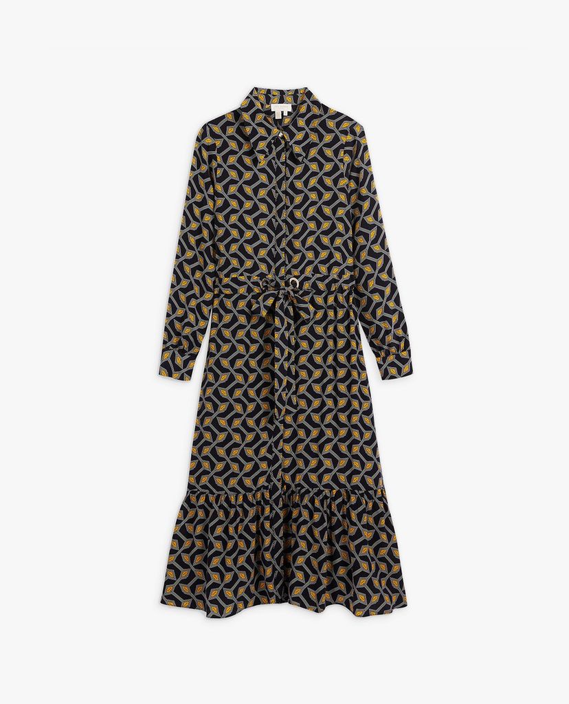 TED BAKER - Đầm midi sơ mi đuôi cá Kwalaa