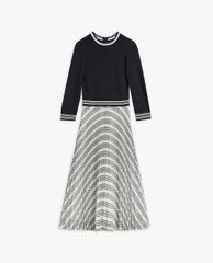 TED BAKER - Đầm midi xếp li nữ tính Lantai