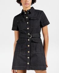 TED BAKER - Đầm mini sơ mi ngắn tay Polinna