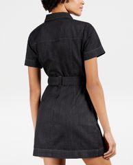 TED BAKER - Đầm mini sơ mi ngắn tay Polinna
