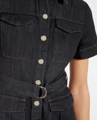 TED BAKER - Đầm mini sơ mi ngắn tay Polinna