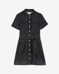 TED BAKER - Đầm mini sơ mi ngắn tay Polinna