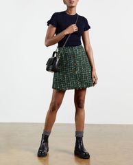 TED BAKER - Áo thun nữ ngắn tay phom ôm Tashhaa