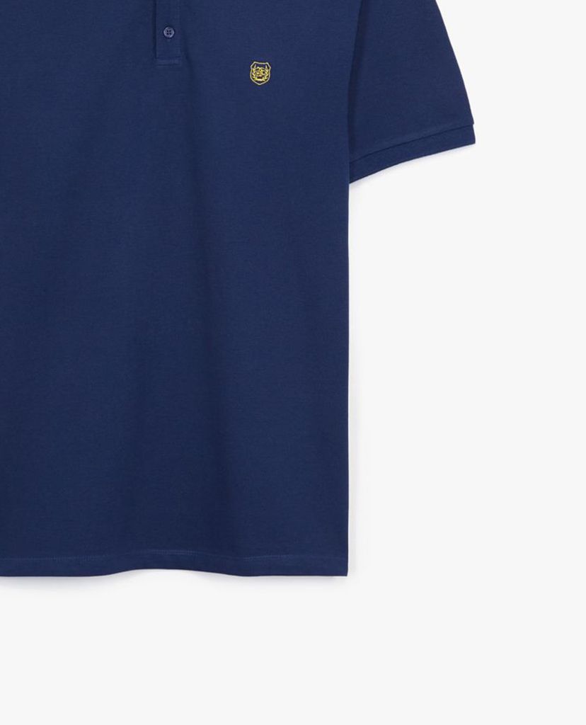 THE KOOPLES - Áo polo nam tay ngắn Navy Blue Jersey