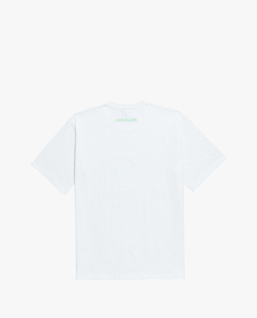 ADLV - Áo thun ngắn tay cổ tròn Neon Logo