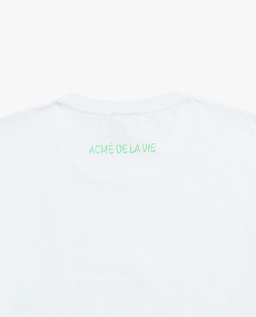 ADLV - Áo thun ngắn tay cổ tròn Neon Logo