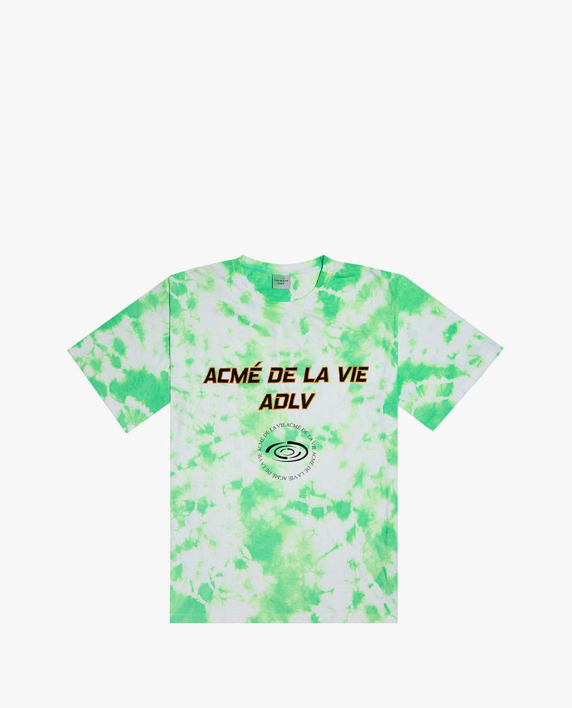 ADLV - Áo thun ngắn tay cổ tròn Tie Dyeing