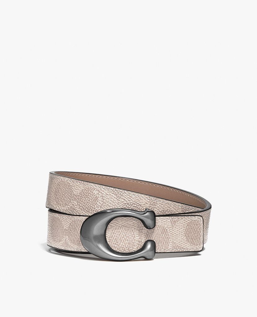 COACH - Thắt lưng nữ bản vừa Signature Buckle