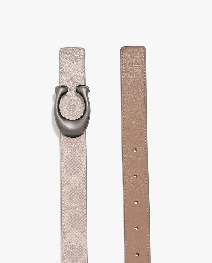 COACH - Thắt lưng nữ bản vừa Signature Buckle
