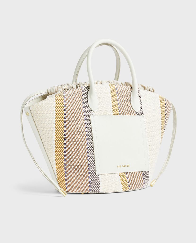 TED BAKER - Túi tote nữ Woven Bucket Raffiy