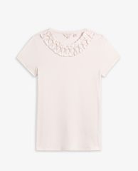 TED BAKER - Áo kiểu nữ cổ tròn viền nơ Charre
