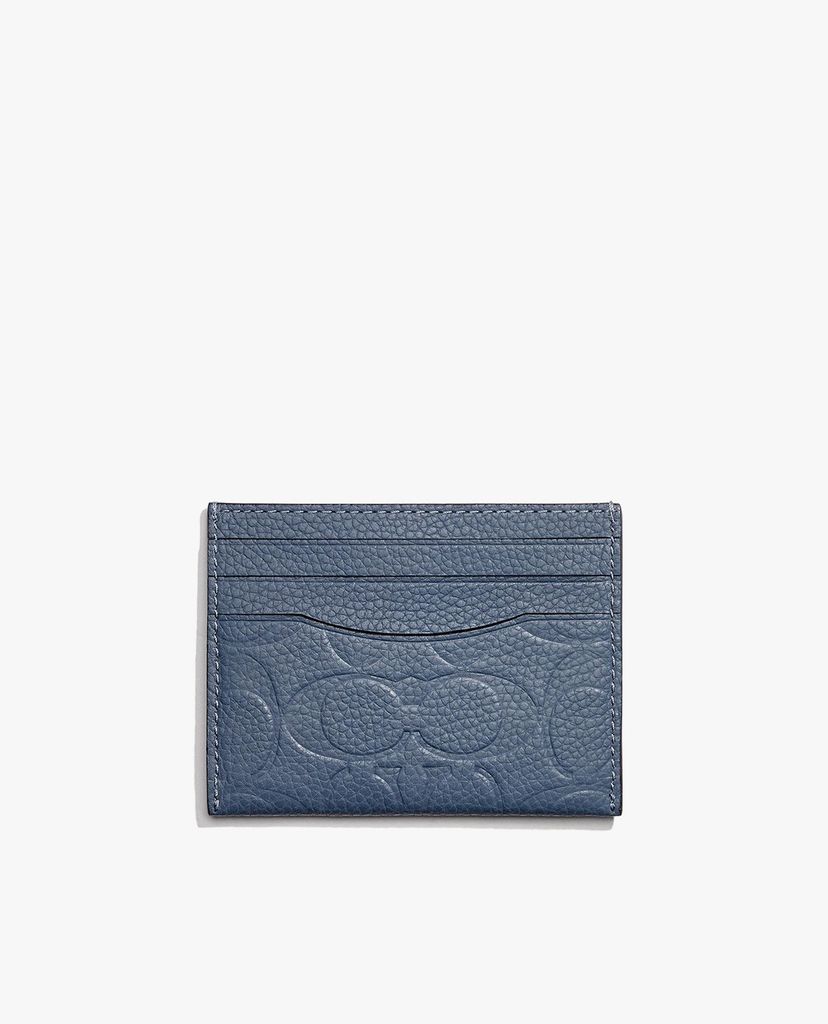 COACH - Ví đựng name card nam Signature Leather