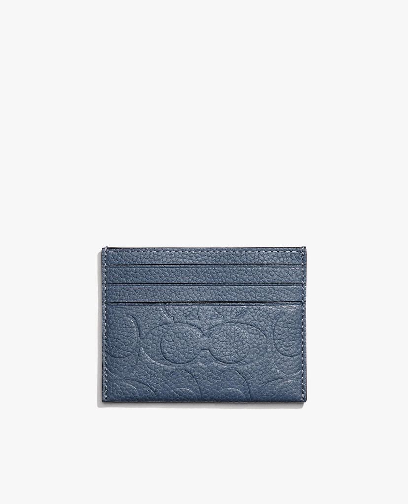 COACH - Ví đựng name card nam Signature Leather