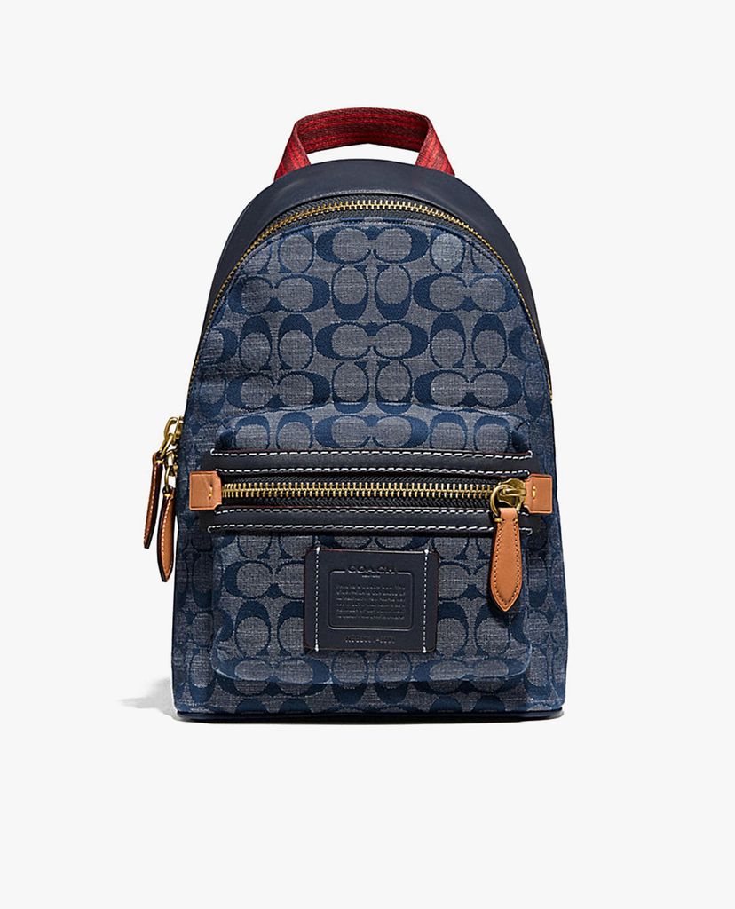 COACH - Balo nam chữ nhật Academy In Signature Chambray