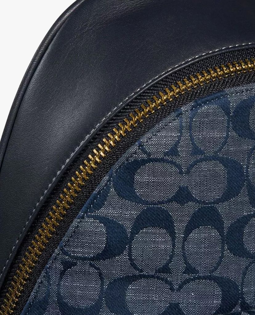 COACH - Balo nam chữ nhật Academy In Signature Chambray