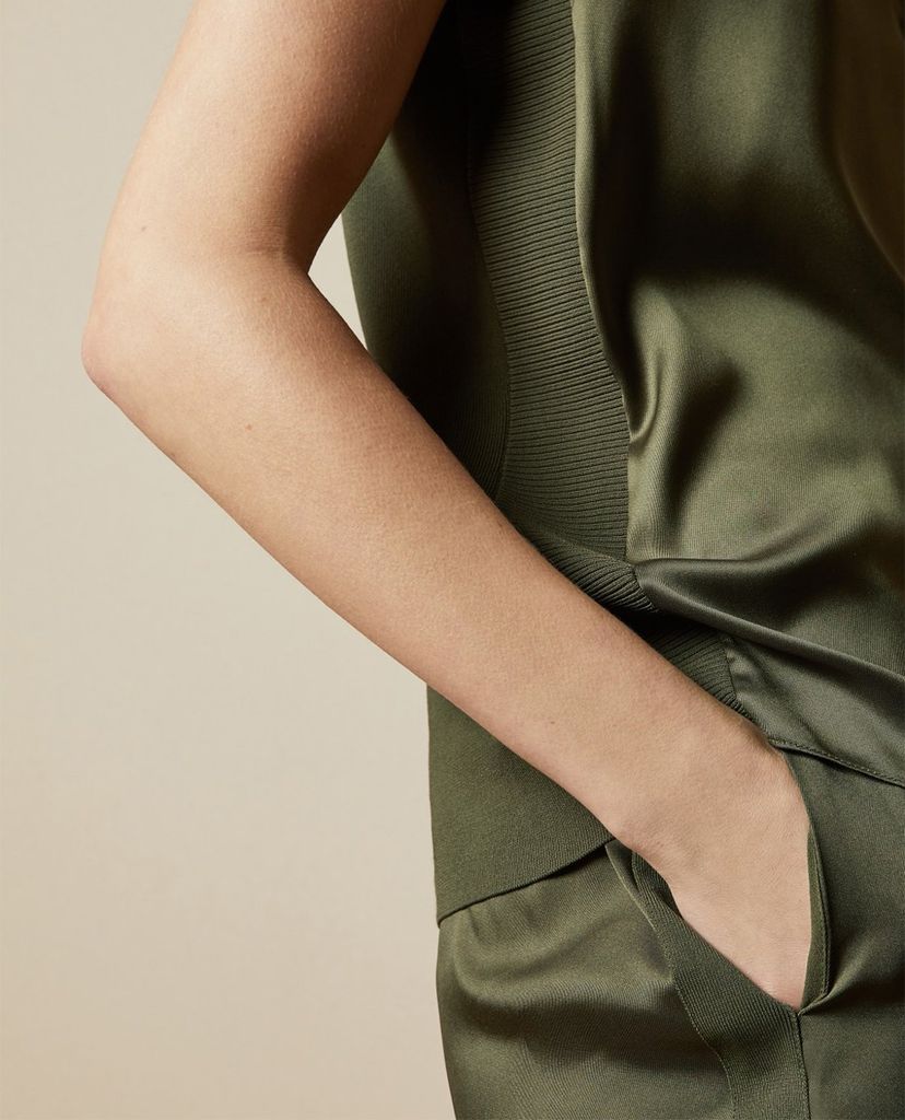 TED BAKER - Áo kiểu nữ sát nách cổ V Lydiaay