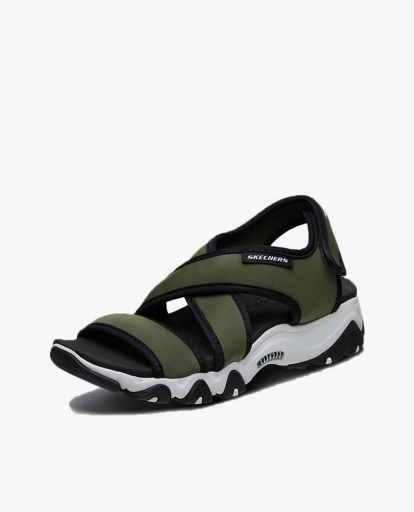 SKECHERS - Giày sandal nữ quai ngang chéo D Lites 2.0