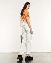 THE KOOPLES - Áo thun nữ cổ tròn Gradient Effect Embroidery