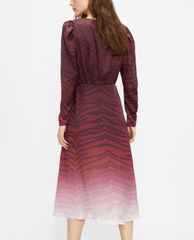 TED BAKER - Đầm midi tay dài thanh lịch Banarni