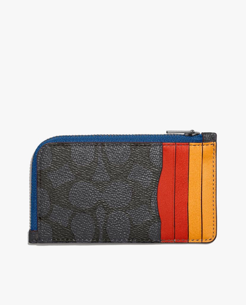 COACH - Ví nam cầm tay chữ nhật LZip Colorblock
