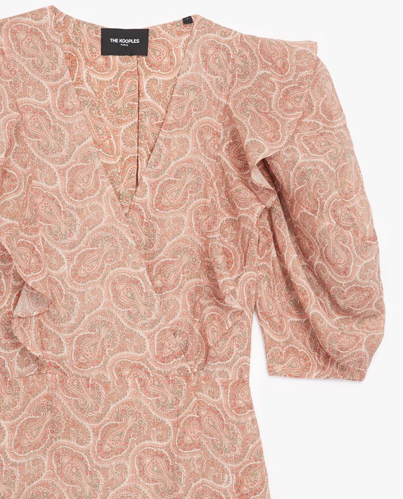 THE KOOPLES - Đầm mini cổ V Robe Courte