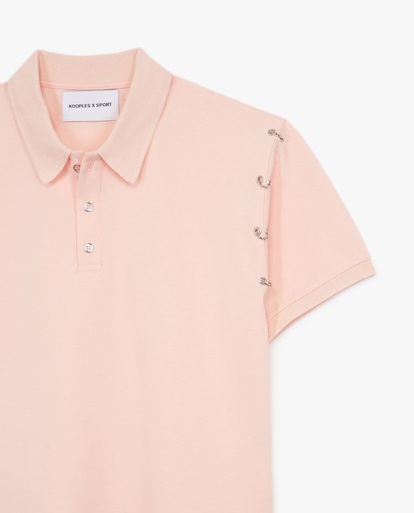 THE KOOPLES - Áo polo nữ phom ngắn Piercing