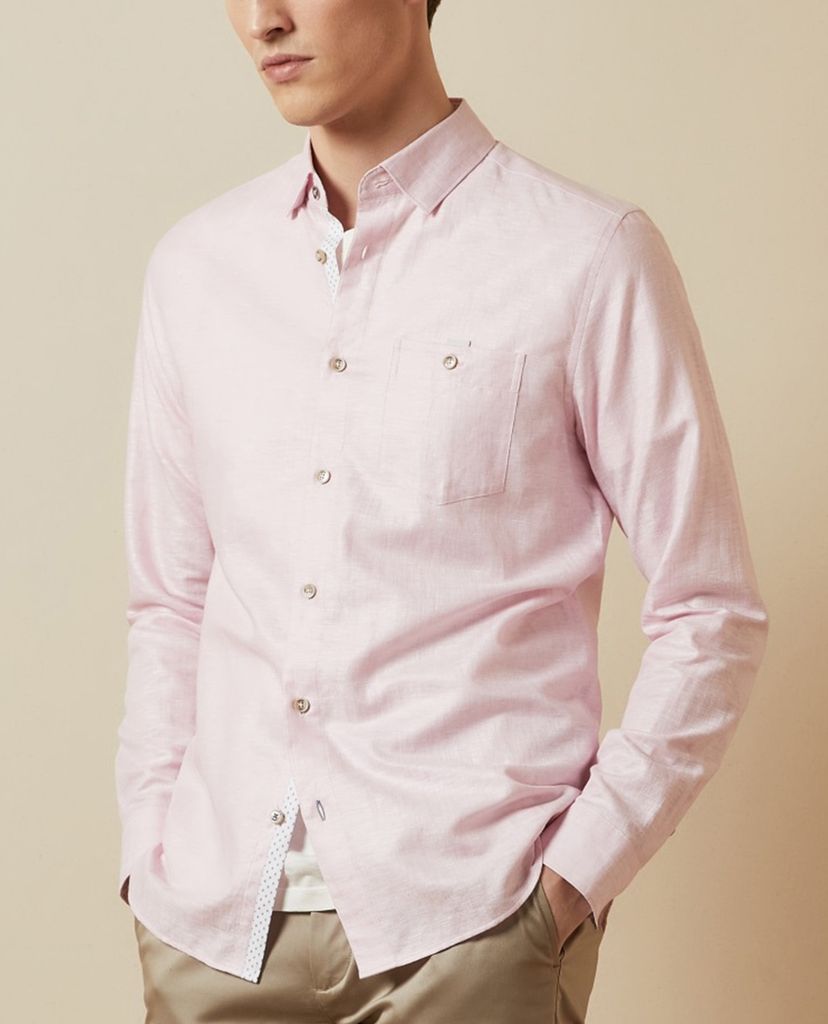 TED BAKER - Áo sơ mi nam tay dài Tiptoe