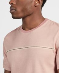 TED BAKER - Áo thun nam cổ tròn tay ngắn sọc ngang Ushers