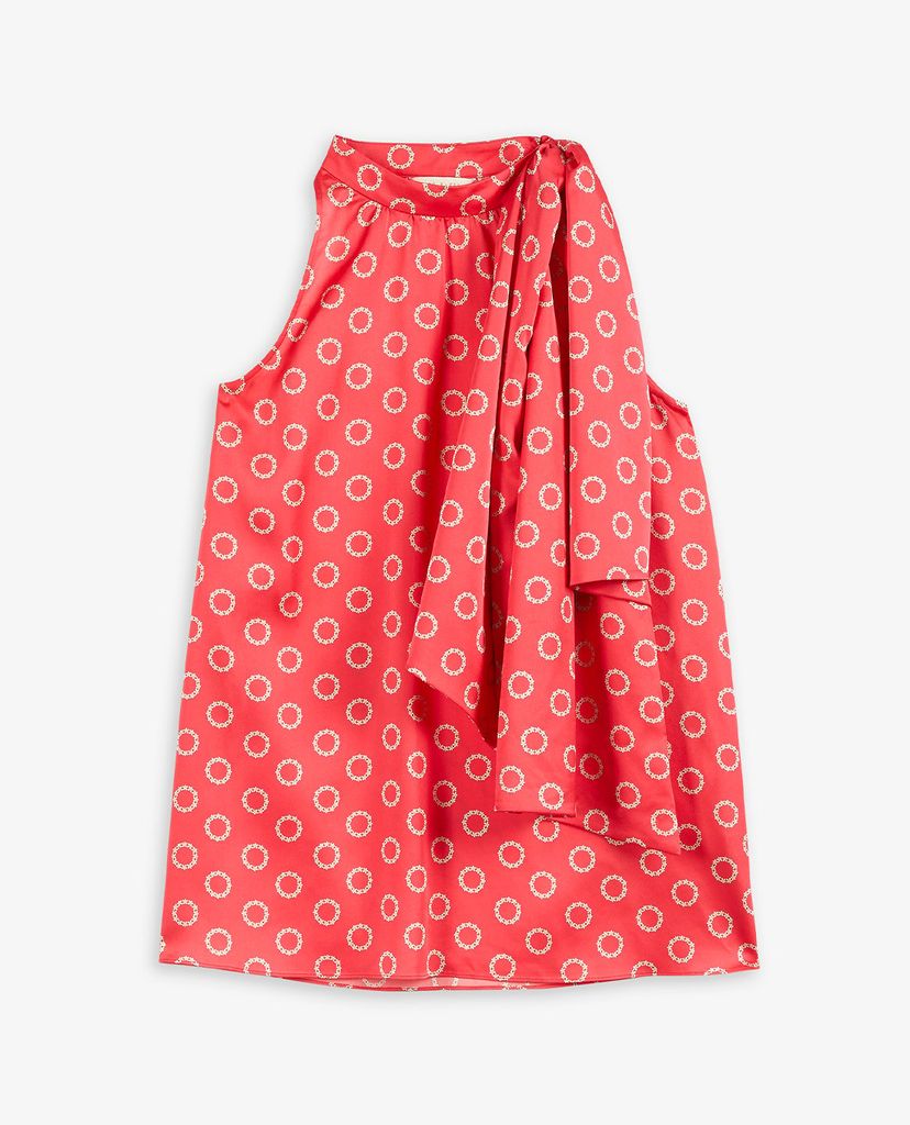 TED BAKER - Áo kiểu nữ sát nách cổ trụ Edlyyn