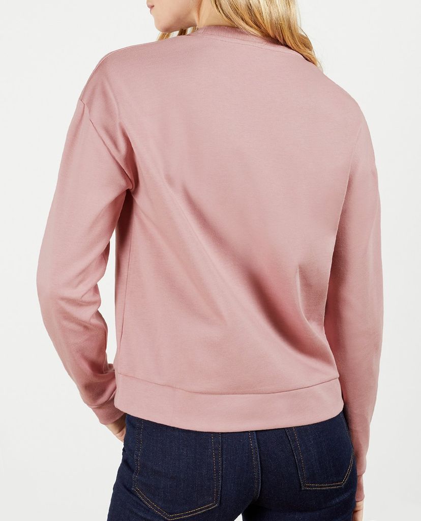 TED BAKER - Áo sweatshirt nữ tay dài phối bèo Ozai