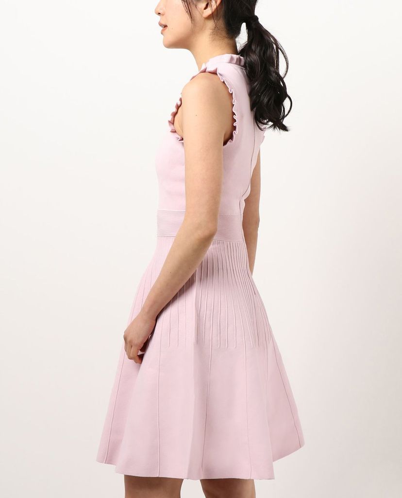 TED BAKER - Đầm mini sát nách cổ V Riaan