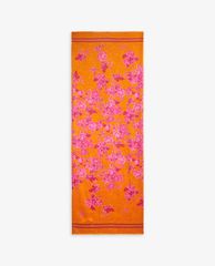 TED BAKER - Áo choàng lụa nữ họa tiết hoa Tiaraah