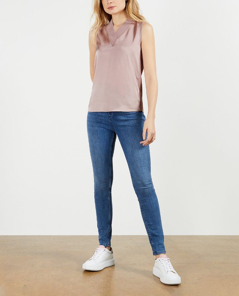 TED BAKER - Áo kiểu nữ sát nách cổ V Lydiaay