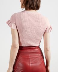 TED BAKER - Áo thun nữ ngắn tay phom ôm Tashhaa