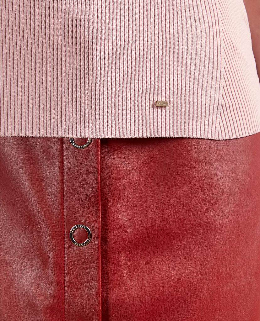 TED BAKER - Áo thun nữ ngắn tay phom ôm Tashhaa