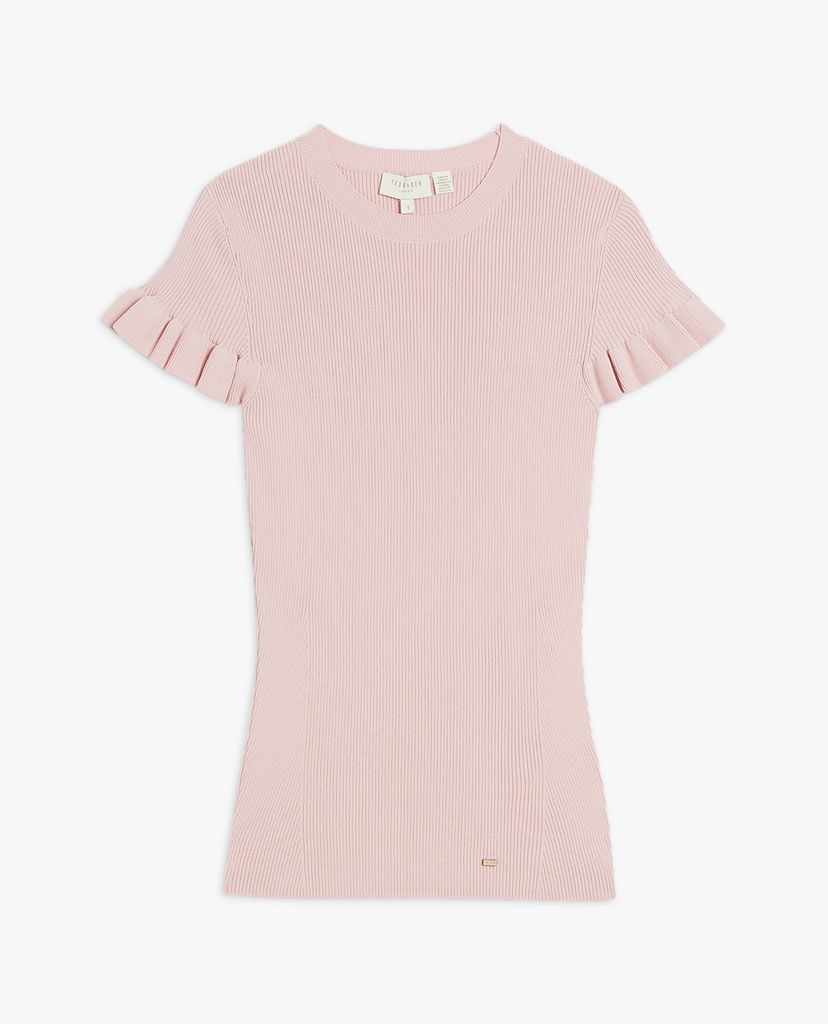 TED BAKER - Áo thun nữ ngắn tay phom ôm Tashhaa