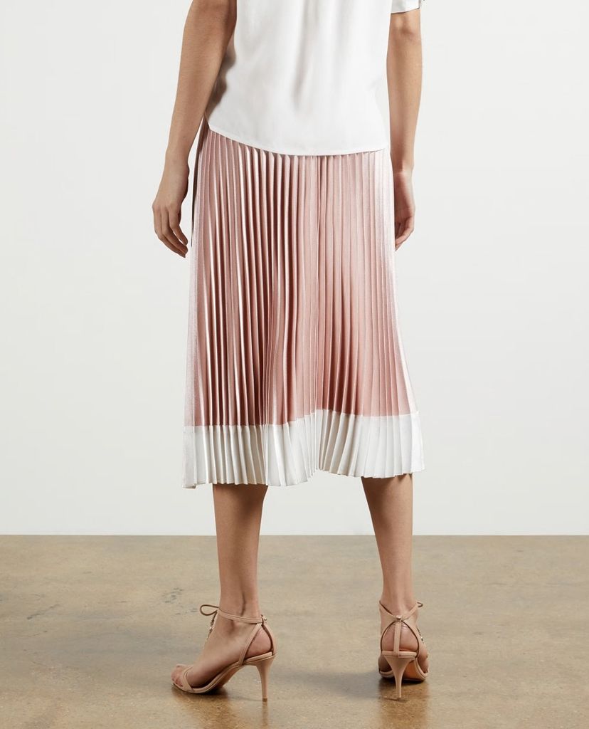TED BAKER - Chân váy midi xếp li Glaycie