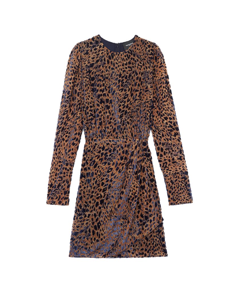 THE KOOPLES - Đầm mini họa tiết da báo