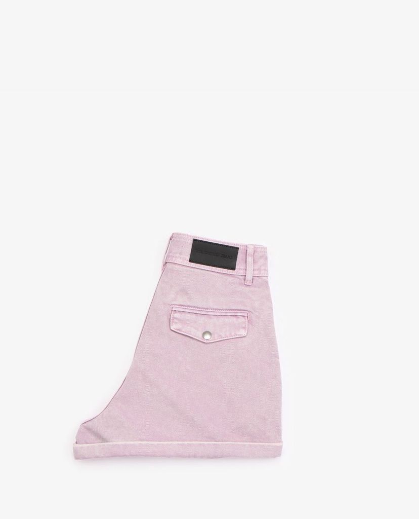 THE KOOPLES - Quần shorts nữ denim W/Press Stud Pockets