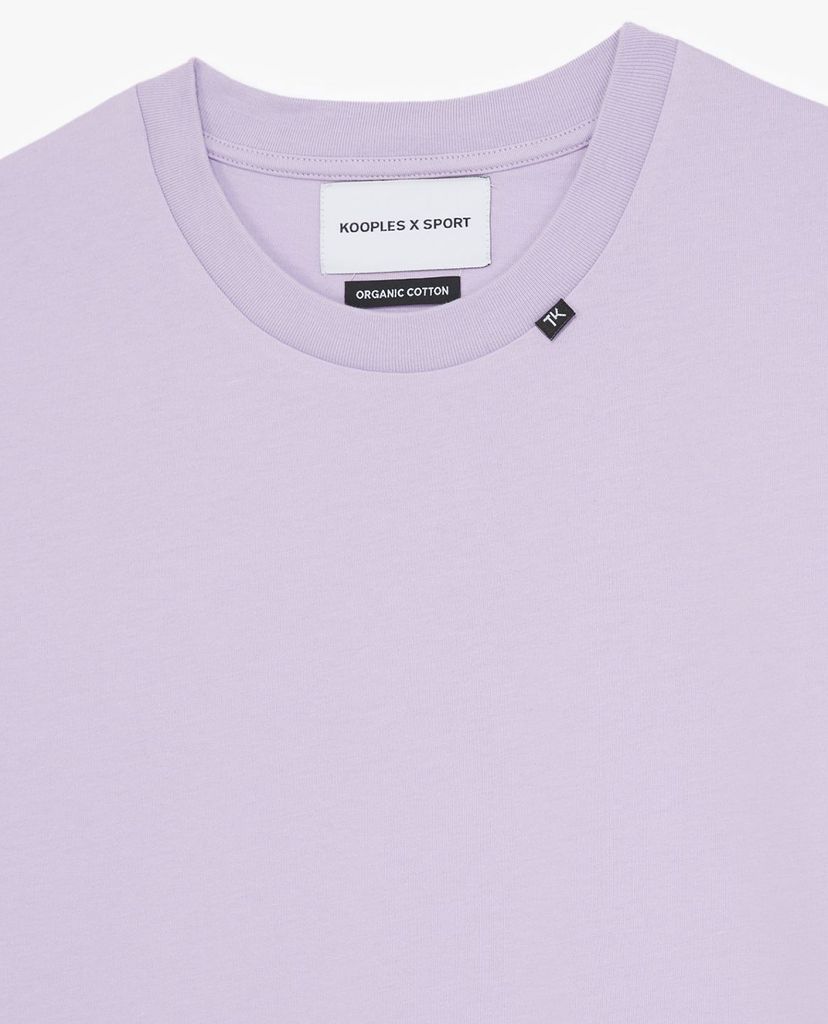 THE KOOPLES - Áo thun nữ cổ tròn ngắn tay Wavy Logo