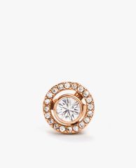 COACH - Khuyên tai nữ đính đá Pave Ring 2 In 1